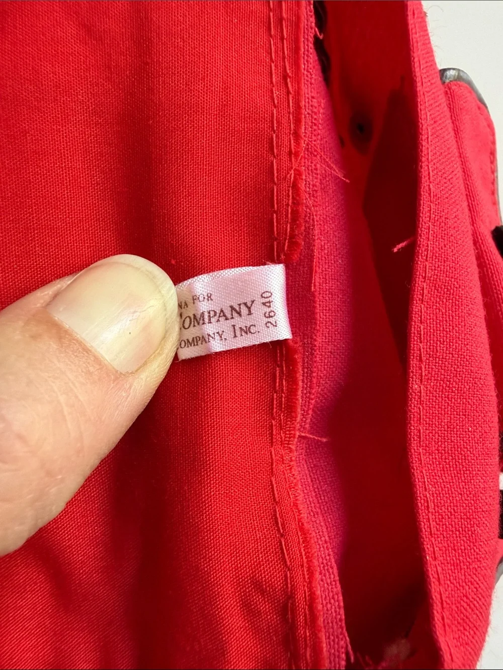 Pleasant Company American Girl Doll Molly McInTire red schoolbag 1996